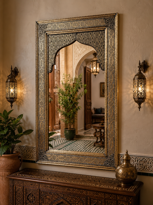 Miroir Signature Cuivre
