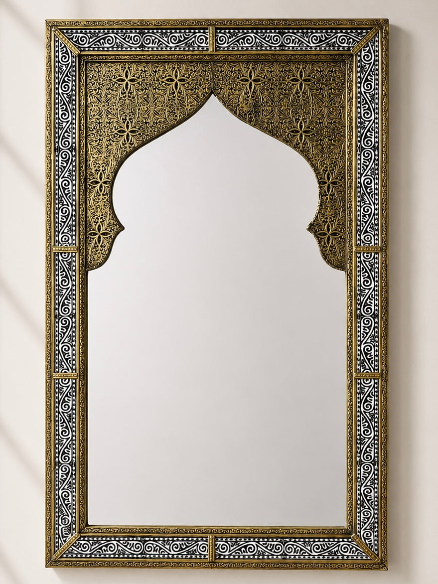 Miroir Artisanal en Cuivre