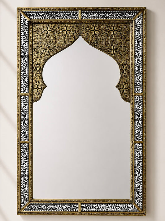 Miroir Artisanal en Cuivre
