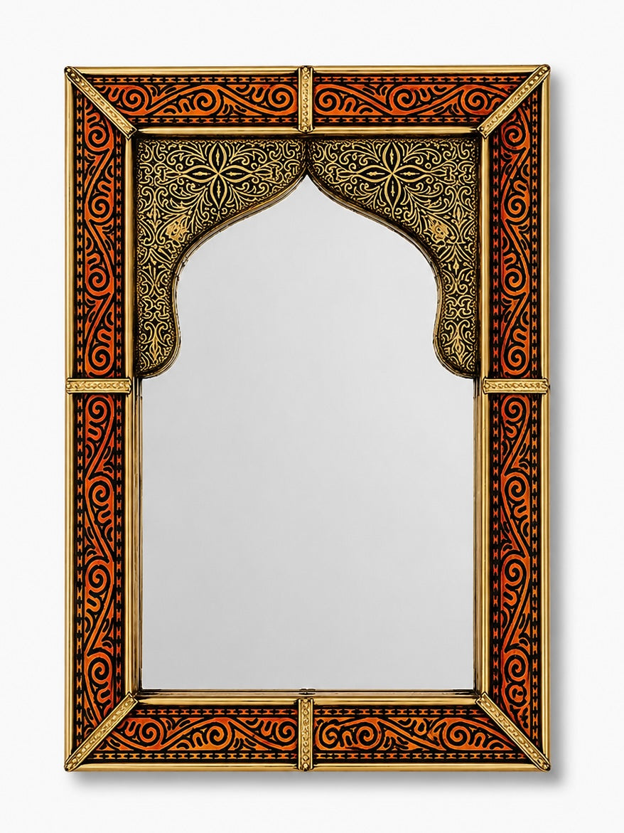 Miroir Artisanal en Cuivre