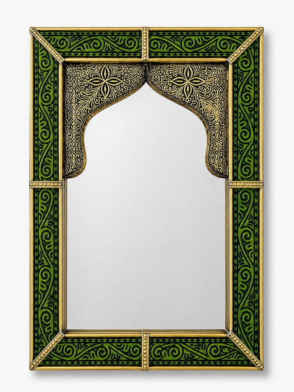 Miroir Artisanal en Cuivre