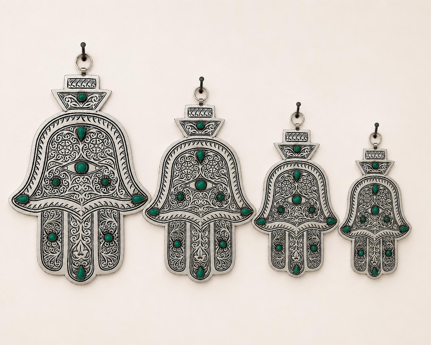 Khmissa en Métal — Set de 5 Pièces