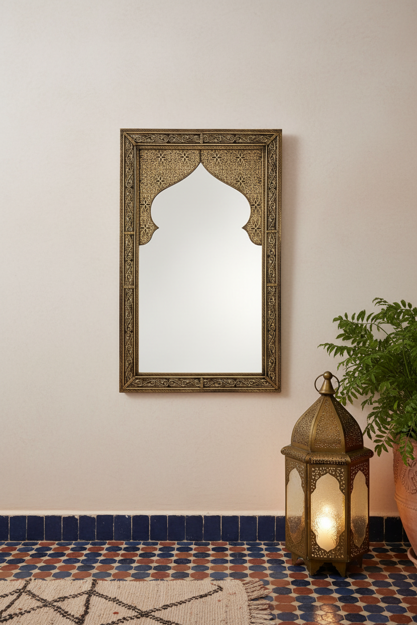 Miroir Artisanal — Décor Riad Marocain